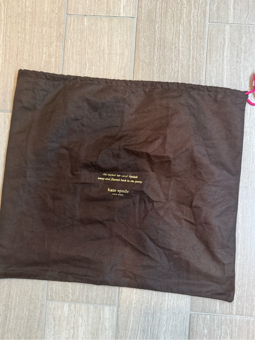 EUC Kate Spade dust bag